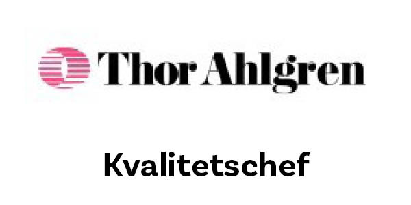 Kvalitetschef Thor Ahlgren
